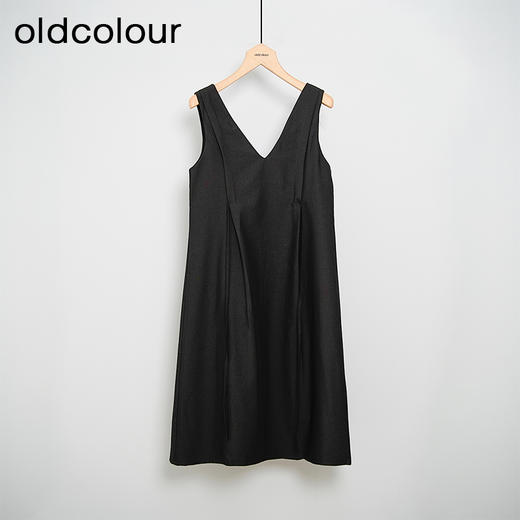 oldcolour春秋款法式气质百搭宽松长袖连衣裙两件套女DN33103461 商品图3