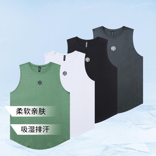 跃牌【跃LEAP-ACTIVE】系列 美式篮球无袖T恤男速干背心G24 商品图0