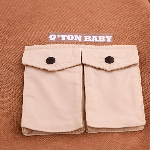 棉果果专柜同款冬季新品男童圆领斜纹复合绒加绒卫衣M412180424630 商品图2