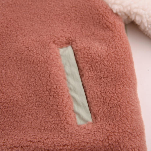 棉果果专柜同款冬季新品女童两面穿羊羔绒外套M422100424608 商品图6