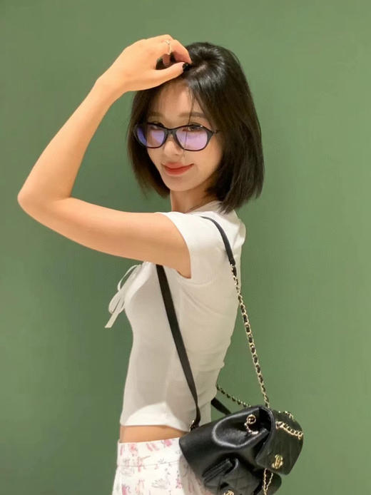 1015-5自留 巨轻巨舒适 迪丽热巴 周也 fake me 猫眼 cindy镜框 镜架 平光镜 商品图8