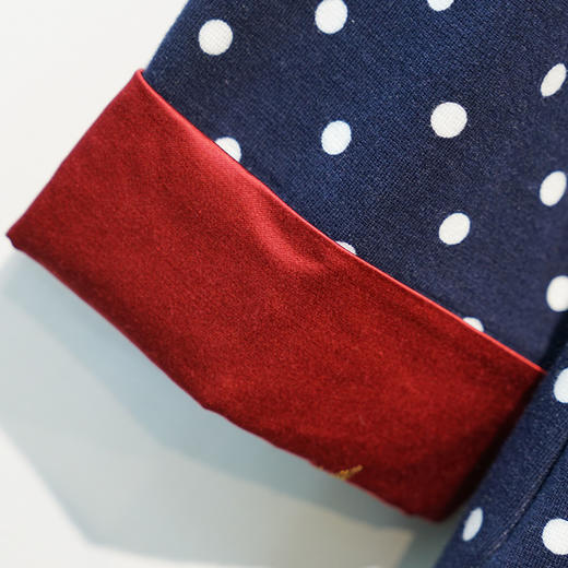 VIVIAN LIU薇薇安刘R2457301秋女装新款圆领国风长袖针织连衣裙 商品图2