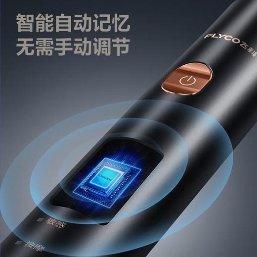 飞科电动牙刷 FT7205炫酷黑 成人全自动声波牙刷 商品图2