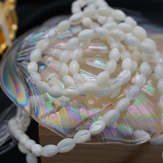 椭圆贝珠6x9mm 珠料意卡米诺手串念珠单颗珠子散珠半成品 商品图7