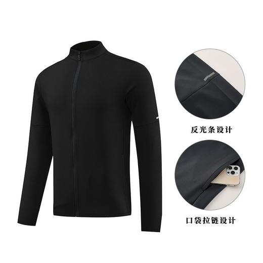 跃牌【跃LEAP-ACTIVE】系列 秋冬款运动外套男款光版速干休闲服W008 商品图1