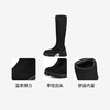 千百度厚底高筒弹力靴袜靴女冬季瘦瘦靴增高显瘦气质长靴A24506325 商品缩略图3