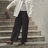 【顺丰包邮】02446 洛诗琳早秋进口棉高腰宽松复古显瘦直筒裤女570 商品缩略图1