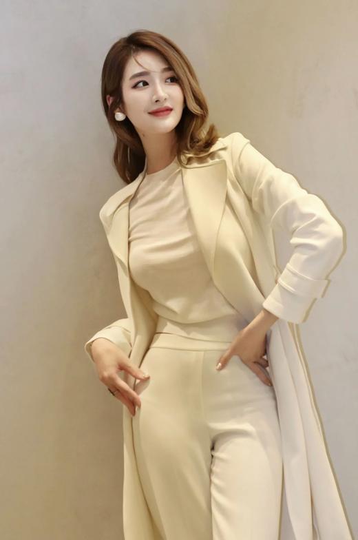 1015-1 纯圆正 穿上就是气质女神 TH经典三醋酸中长款风衣 风衣天花板 商品图4