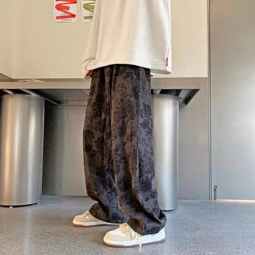 【复古休闲！舒适随性】让腿自由呼吸，让心灵自由驰骋！高街的潮流配上日系的复古感，美式的设计和阔腿的版型，让你成为时尚圈中的标志性存在！ 商品图5