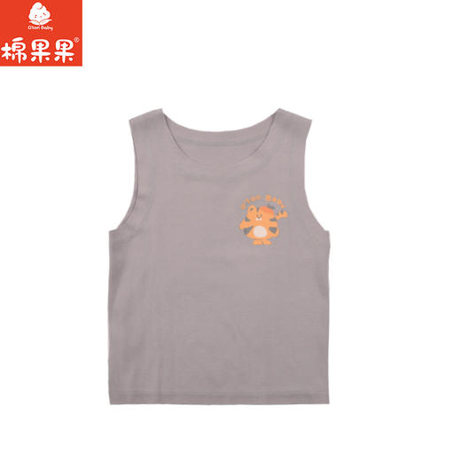 棉果果专柜同款冬季新品男童暖姜绒无痕背心M411170424806 商品图0