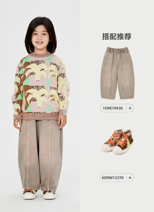 jnby  24年冬款    长袖套头毛衫  1O0312050 商品图5