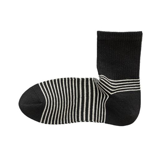 【直角条纹男精梳棉袜】男士直角长袜条纹秋冬厚款袜子高含棉长筒袜无骨保暖 商品图9