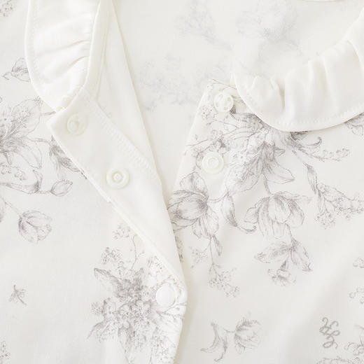 英氏婴儿衣服秋季纯棉宝宝连体衣春秋新生儿哈衣爬服YLHAJ0Q016A YLAAJ0Q016A 商品图3