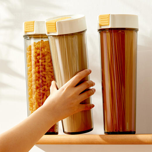 摩登主妇面条收纳盒挂面杂粮储存罐食品级厨房装意面收纳筒密封罐 商品图4