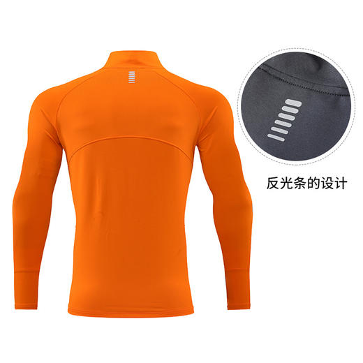 跃牌【跃LEAP-ACTIVE】系列 男士秋款跑步休闲拉链训练长袖808 商品图1