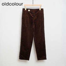 oldcolour复古气质高腰显示休闲简约灯芯绒长裤女L44073424