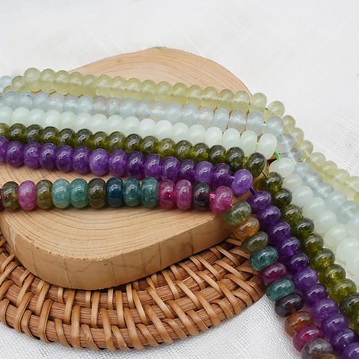 算盘珠5x8mm珠料意卡米诺手串念珠单颗珠子散珠半成品 商品图12