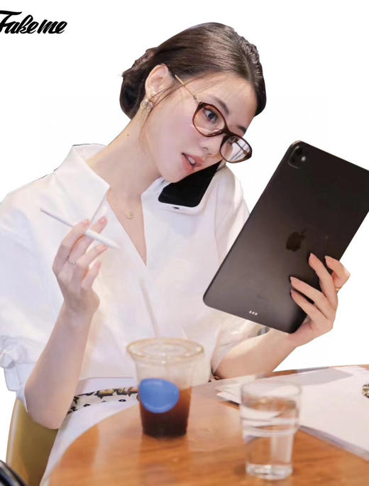 1015-5自留 巨轻巨舒适 迪丽热巴 周也 fake me 猫眼 cindy镜框 镜架 平光镜 商品图11