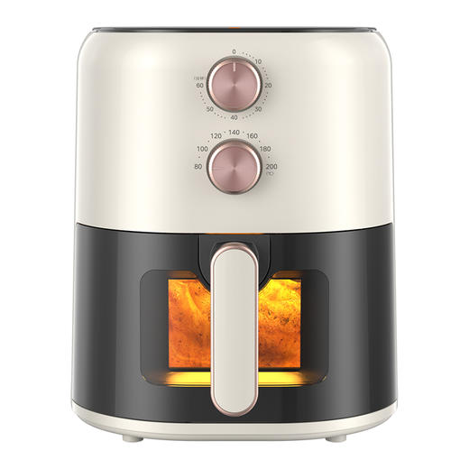 美的（Midea）空气炸锅 KZE459X9BD 4.5L 可视化窗 精准控温 商品图2