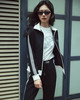 威雅/RARE 羊毛休闲外套直筒运动裤黑色女士休闲套装 商品缩略图1