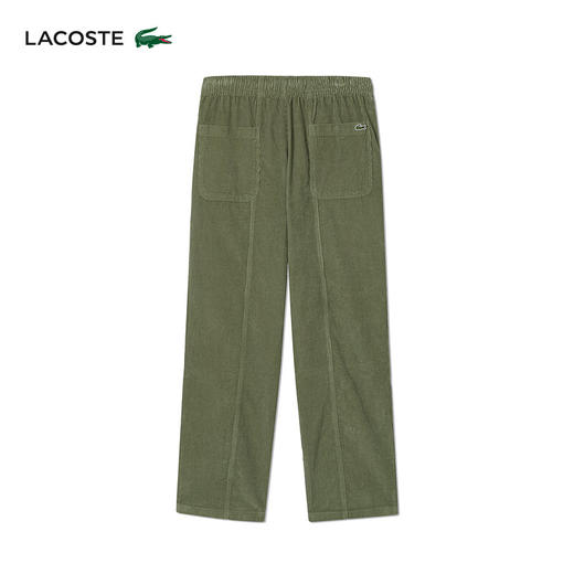 LACOSTE【王一博同款】法国鳄鱼男装新款纯棉直筒长裤HH5963-98 商品图2