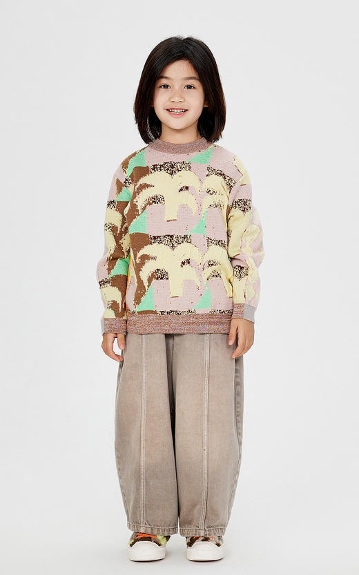 jnby  24年冬款    长袖套头毛衫  1O0312050 商品图0