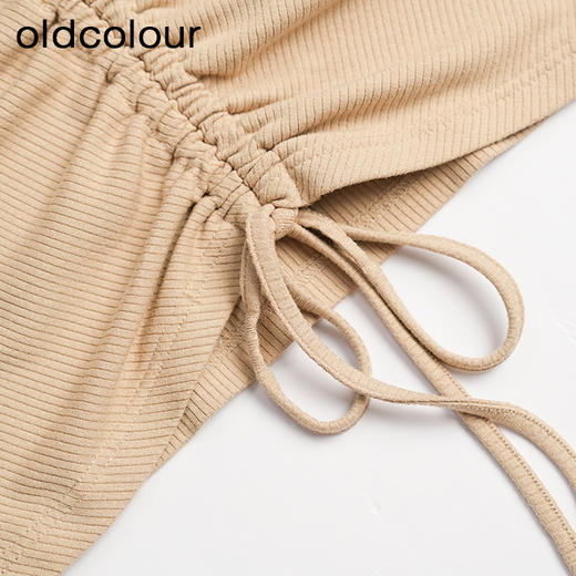 oldcolour春秋款气质百搭法式抽褶设计感长袖衬衫女DO31013856 商品图3