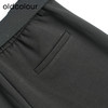oldcolour春秋款黑色简约气质休闲高腰直筒显瘦西装长裤女M32073220A 商品缩略图3