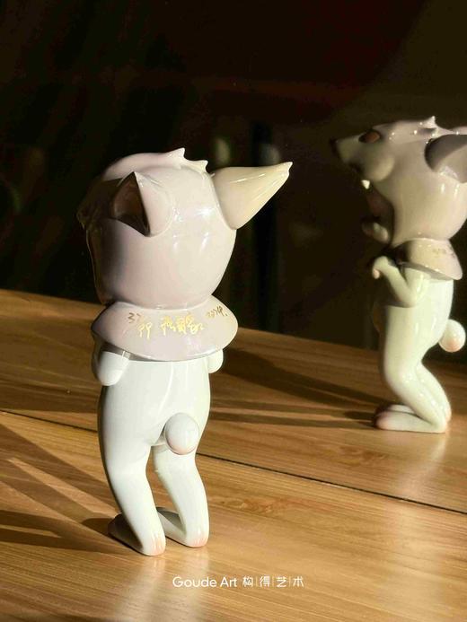 唐自豪《委屈的嘤嘤兔》大灰狼99版 商品图5