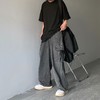 【垂感舒适 自由品味！】走过街头，青年潮流；大口袋装宝贝，随身玩物不输茅盾。穿上宽松工装牛仔裤，复古水洗味道诱人入胃。男女适用，休闲百搭，今夏热卖！ 商品缩略图1