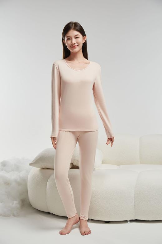 【Greengood绿嘉】B4F|绿嘉暖绒棉圆领女套装 商品图1