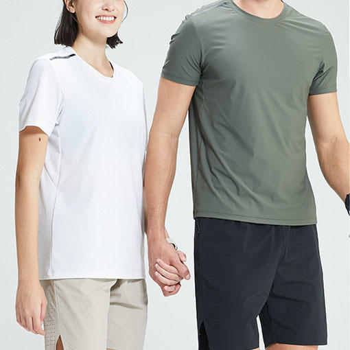 跃牌【跃LEAP-ACTIVE】系列 户外运动休闲锦纶速干衣男圆领军训跑步排汗衣4111003 商品图0