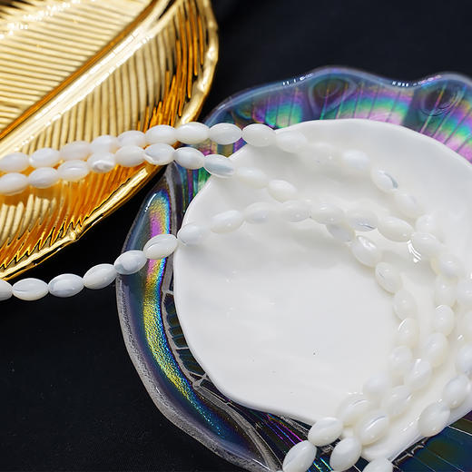 椭圆贝珠6x9mm 珠料意卡米诺手串念珠单颗珠子散珠半成品 商品图2