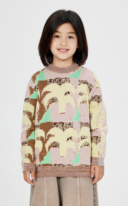 jnby  24年冬款    长袖套头毛衫  1O0312050 商品图4