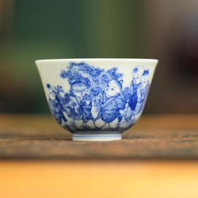 九本造物童子杯喝茶杯