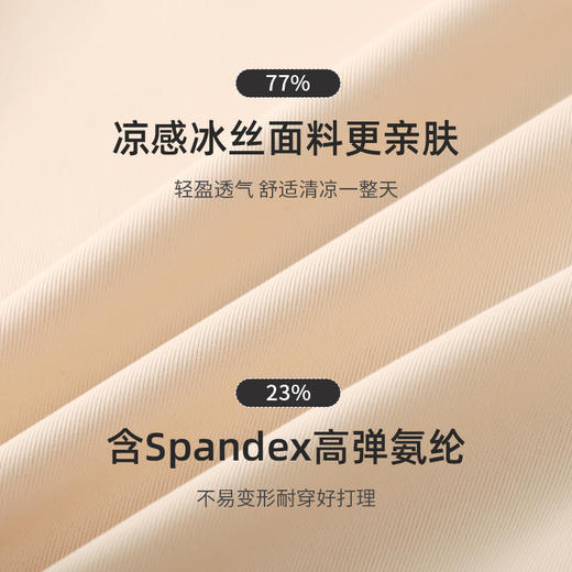 【7A抑菌】洁丽雅二合一免穿内裤收腹提臀凉感冰丝百搭柔软亲肤安全裤 商品图8