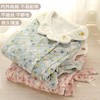 夕颜睡裙女秋冬碎花空气棉加厚甜美棉质家居裙LZ2227 商品缩略图5