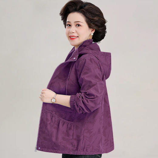 【外套女春秋款】妈妈中年女装 秋装新款风衣 中老年女士早秋大码上衣薄 商品图1