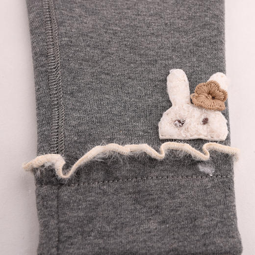 棉果果专柜同款冬季新品女童复合绒打底裤M522206424662 商品图3