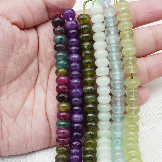 算盘珠5x8mm珠料意卡米诺手串念珠单颗珠子散珠半成品 商品图8