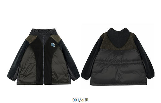 jnby   24年冬款  短款羽绒服  1O0C11940 商品图9