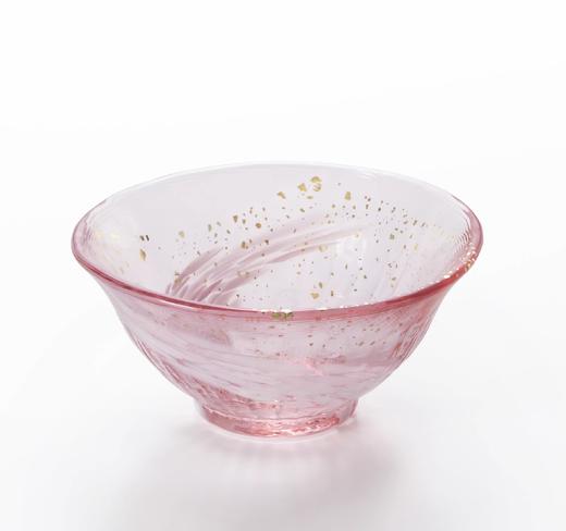 日本进口石塚硝子aderia 津轻手工玻璃金箔杯清酒杯彩色酒盅酒具津轻水晶初夏星夜清酒杯75cc 商品图4