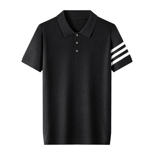 【莱赛尔】【新款DG】大依优型翻领毛衣针织衫短袖背心休闲针织衫毛背心加肥加大上衣男士胖子大码毛衫t恤打底 商品图7