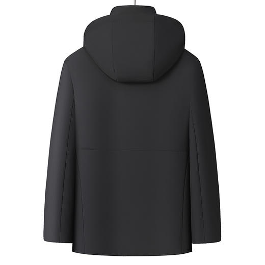 【可拆卸帽】【新款DTX】大依优型大码男装连帽加绒棉服棉衣夹克外套棉夹克加肥加大上衣男士 商品图3