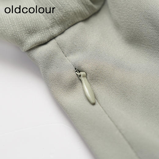 oldcolour春秋款气质百搭法式宽松设计感长袖连衣裙女GL32103861 商品图3