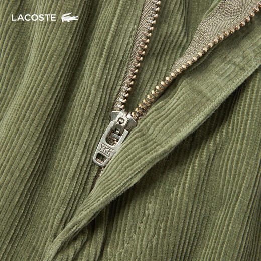 LACOSTE【王一博同款】法国鳄鱼男装新款纯棉直筒长裤HH5963-98 商品图5