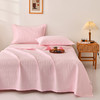 【全棉夹棉四季盖毯】水洗棉床盖纯色床单全棉夹棉床盖四季盖毯床盖可机洗 商品缩略图9