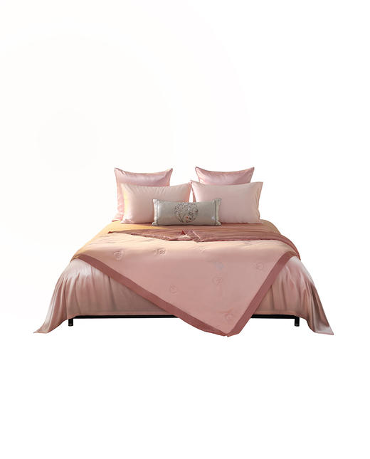 皇锦水光缎秋冬一体单人蚕丝被子-福意绵绵 商品图0