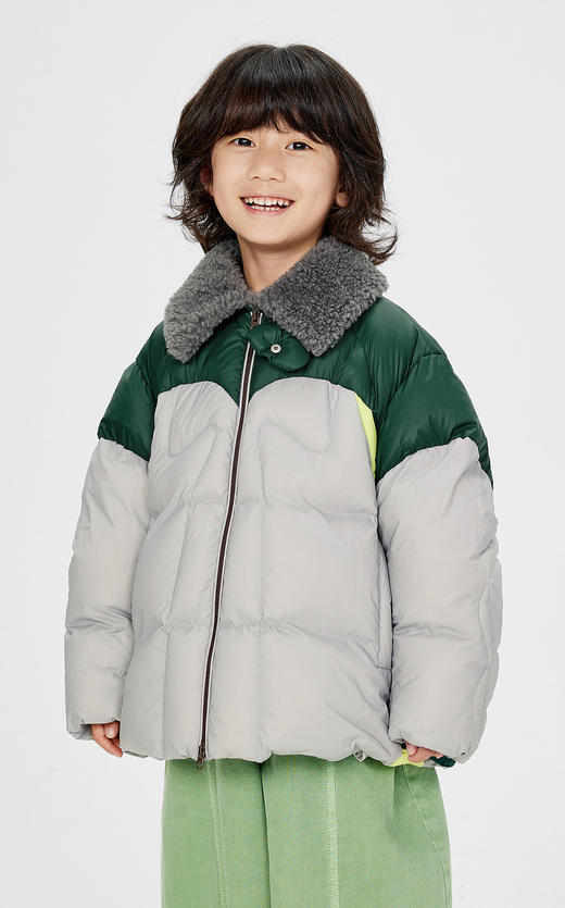 jnby   24年冬款  短款羽绒服  1O0C11540 商品图4