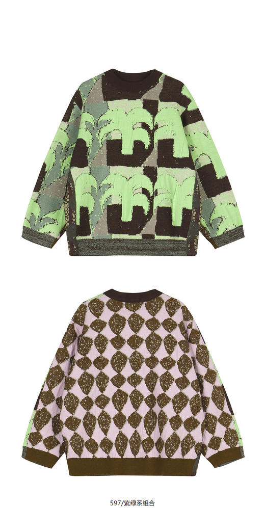 jnby  24年冬款    长袖套头毛衫  1O0312050 商品图10